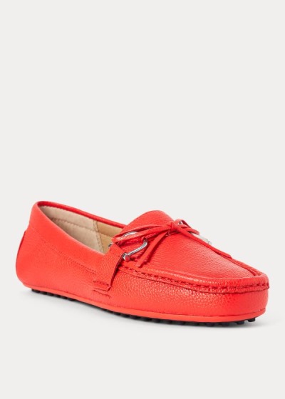 Women's Ralph Lauren Briley II Leather Loafers | 051987VMG